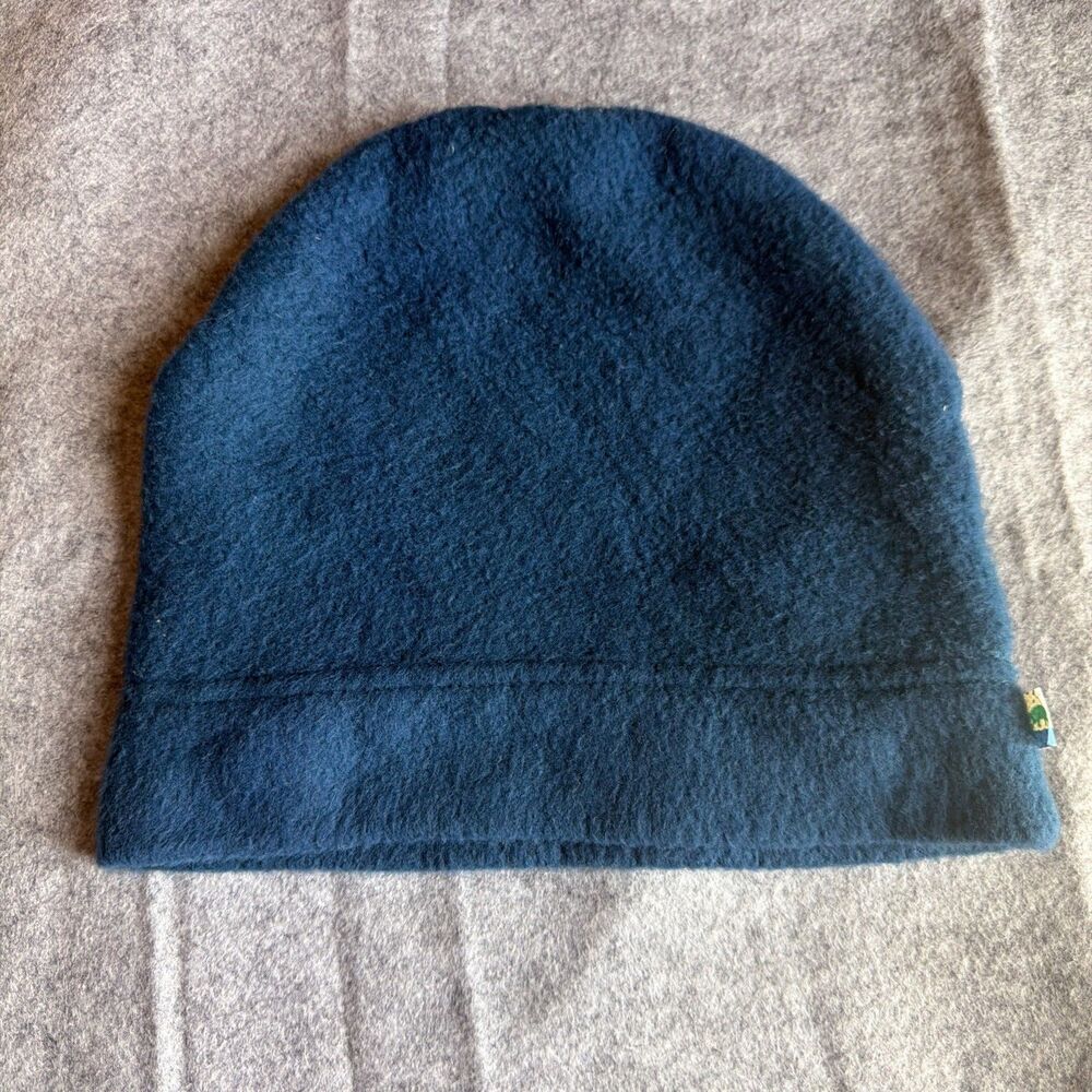 Turtle Fur Blue Acrylic Winter Beanie Hat Fleece Lined OS Adult Super warm!